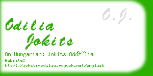 odilia jokits business card
